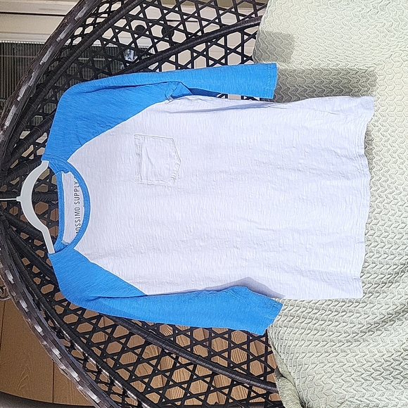 Mossimo Supply Co. Tops - Blue and gray raglan top
